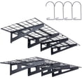 thumbnail image 1 of VEVOR Garage Storage Shelving, 2 Pack, 4 x 2 ft Heavy Duty Garage Shelves Wall Mounted, 500 lbs Load Capacity(Total) Garage Storage Rack Floating Shelves, 1 of 9
