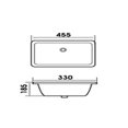 thumbnail image 2 of DROP Bath and Kitchen DR091059 Undermount Bathroom Sink, 2 of 3