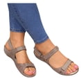 thumbnail image 3 of Sandales de Plage pour Femmes, à Bout Ouvert, Compensées Unies, Chaussures Décontractées pour l'Extérieur, 3 of 9