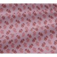 thumbnail image 5 of oneOone Georgette Viscose Fabric Leaves & Floral Block Printed Fabric 1 Yard 42 Inch Wide, 5 of 5