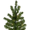 thumbnail image 3 of Northlight 7.5' Pre-Lit Medium Canadian Pine Artificial Christmas Wall Tree - Clear Lights, 3 of 6