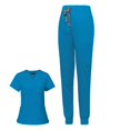thumbnail image 1 of Nursing Scrubs Uniform Work Clothing for Massaging Cosmetology, 1 of 8