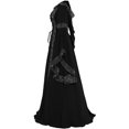 thumbnail image 5 of JUNWELL Liquidation Robes d'Halloween pour Femmes Femmes Automne Hiver Gothique Rétro à Imprimé Floral Robes de Bal Robes Robe, 5 of 5