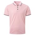 thumbnail image 5 of Jovati Chemise Décontractée à Manches Courtes à Col Rabattu pour Hommes, Tissu en Polyester, Coupe Confortable Respirante, Design Uni, Lavable à la Machine, Épaisseur Standard, 5 of 5