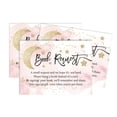 thumbnail image 1 of Inkdotpot 30Gender Reveal Twinkle Twinkle Little Star Baby Shower Book Request Cards Bring A Book Instead Of A Card Baby Shower Invitations Inserts Games, 1 of 6