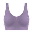 thumbnail image 4 of AherBiu 2pc Plus Size Sports Bras for Women Large Bust High Support Padded Bralettes Seamless Workout Underwear, 4 of 7