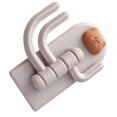 thumbnail image 3 of Self Adhesive Hook, Cute Adhesive Hook 180 Degrees Rotation  for Keys Chicken,,Bowknot ,Bear,Dog, 3 of 8
