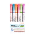 thumbnail image 2 of Highlighter Pen Set Border Pen 6 Colours Highlighter Set With Different Shapes Highlighters Markers Coloured Pens 5ml, 2 of 3
