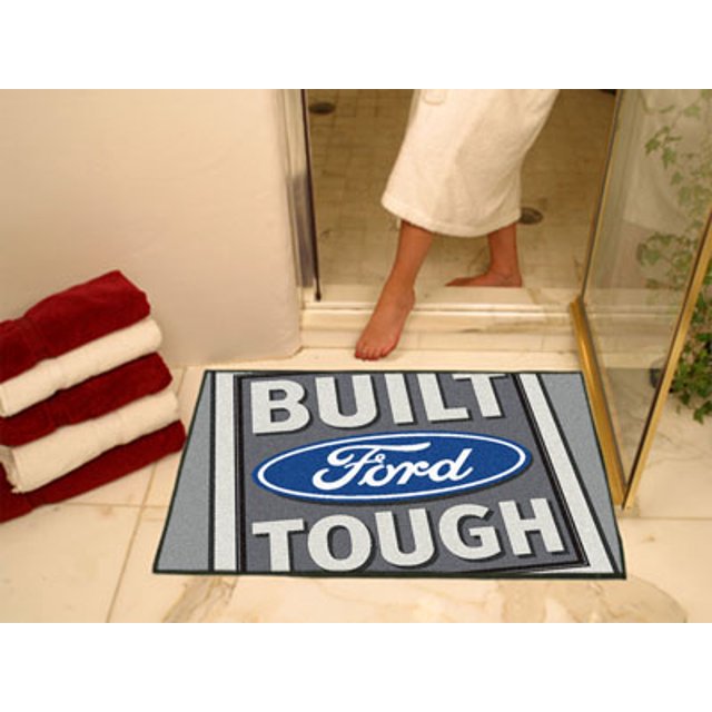 Sports Licensing Solutions, LLC 15940 Built Ford Tough All-Star Mat 33.75"x42.5" Gray
