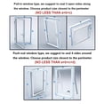 thumbnail image 3 of Air Conditioner Window Seal, Window Seal for Portable Air Conditioner and Tumble Dryer, Works, Air Exchange Guards 300cm, 3 of 10