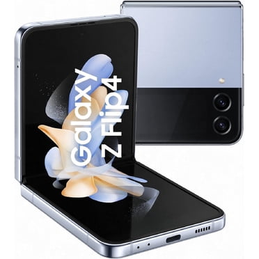 Remis à Neuf Samsung Galaxy Z Flip4 5G - 256 Go – Bleu – Appareil Photo Arrière Double 12MP et avant 10MP - Téléphone Intelligent Entièrement Déverrouillé - Excellent État