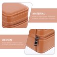 thumbnail image 3 of Shisuyan Travel Watch Box Orange Synthetic Material 1Pcs 3.93X3.14X3.14 Inch, 3 of 9