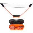 thumbnail image 1 of Portable Badminton Net Set with Storage Base, Folding Volleyball Badminton Net with 2 Badminton Rackets 2 Shuttlecocks Griptape 10x5 ft Net, Easy Setup for Beach Backyard Combo Set, 1 of 7