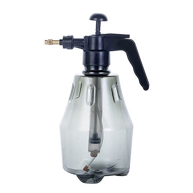 Coofit Brumisateur pour Plantes à Pompe Manuelle Gris 1,5 L Bouteille Vaporisateur à Pression Réglable