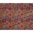 thumbnail image 4 of oneOone Polyester Lycra Fabric Floral & Geometric Ethnic Printed Craft Fabric BTY 56 Inch Wide, 4 of 4
