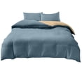 thumbnail image 2 of Queen Bedding Set under $5! CQCYD Queen Size Bedding Set, 4 Piece Bedding Collection, Washed Cotton Sheets, Teen Dorm Bedding, Comfortable Bed Set, Fresh Color Design, Complete Bedding Package, 2 of 6