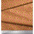 thumbnail image 2 of Soimoi Poly Georgette Fabric Coke & Burger Food Print Sewing Fabric Yard 52 Inch Wide, 2 of 3