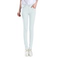 thumbnail image 1 of Kcodviy Women High Rise Jean Womens Casual Pants for Summer Classic Solid Color Ankle Womens Summer Pants Casual Jeans Casual Regular Tight Fitting Jeans, 1 of 8