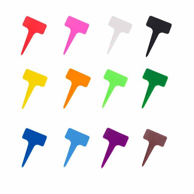 50 Pieces Garden Labels Yard Backyard Park Fruit Trees Seedlings Label Classification Markers Trees Seedlings Plant Flowers Planter Sign Tags Yellow