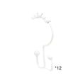 thumbnail image 2 of Apmemiss Clearance Shower Curtain Hooks Rings for Bathroom 12 Pcs Iron, 2 of 6