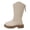 White, variant on Kogui Toddler Cowboy Boots Boys Girls Cowboy Boots Toddler Mid Calf Western Boots Square Toe Riding Boots for Kids Size 12 (White,Little Kids 12)