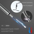 thumbnail image 4 of 31-In-1 Mini Precision Screwdriver Set, Silver Repair Tool Kit for Electronics & Gadgets, Magnetic Bits & Durable Handle, Sandblasted Anodized Grip, Lightweight & Compact,, 4 of 7