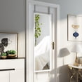 thumbnail image 3 of Costway Door Wall Mounted Mirror Full Length Hanging Wood Frame Mirror Decor White, 3 of 8