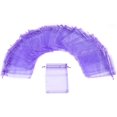 thumbnail image 2 of ORUYROP 100pcs Drawstring Organza Jewelry Candy Pouch Party Wedding Favor Gift Bags (3x4, Light Purple), 2 of 7