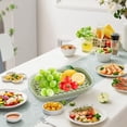 thumbnail image 3 of Fruit Tray Double Draining Tray Tea Tray Household Tea Cup Tray Shelf Large Tray Tea Set Tray Living Room Kitchen Storage Bowl Rack, 3 of 6