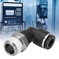 thumbnail image 2 of LHCER 10Pcs Pneumatic Connectors L Shape Right Angle External Thread Quick Pipe Fittings Air Compressor Accessories,Tube Fittings,Air Fittings, 2 of 8