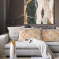 thumbnail image 4 of Yellow Boho Throw Pillow Covers Set of 2 Monaco Rug Carpet Double Sided Pattern Cotton Soft Pillow Case Cushion Cover Pillowcase for Garden Couch Sofa Bed Decorative 12x20 inch, 4 of 5