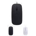thumbnail image 2 of ziyahihome Wired Ultra-thin Mini Mouse Desktop Computer Laptop Matte Black White Cute Ergonomic Gaming Mouse, 2 of 8