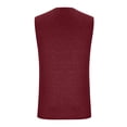 thumbnail image 5 of JDQJBZ Mens Sleeveless Undershirts Summer Solid Color Knit Crew Neck Sleeveless Tops Stretchy, 5 of 5