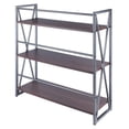 thumbnail image 2 of Isa 3-Tier Shelf Graphite and Walnut, 2 of 8
