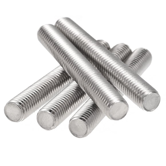 Unique Bargains M8 x 60mm 304 Stainless Steel Fully Threaded Rod Right Hand Threads 15 Pack