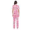 thumbnail image 4 of White Mark Ensemble de Pyjama Tropical à Manches Courtes à Boutons pour Femmes, 4 of 6