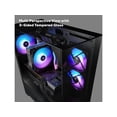 thumbnail image 3 of iBUYPOWER Element SE PC de Jeu Ordinateur de Bureau AMD Ryzen 5 5500 CPU, AMD Radeon RX 6500XT 4 Go GPU, 16 Go DDR4 Non-RGB RAM, 1 To NVMe SSD, Windows 11 Famille, Clavier, Souris - Noir, 3 of 5