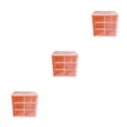 thumbnail image 2 of Decodeary Plastic Jiugongge Storage Drawer - Meticulous Workmanship And Fashionable Multi Grid Storage pink Six Palaces Grid 3Set, 2 of 6