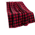 thumbnail image 1 of SLYNSHome Christmas Fleece Throw Blanket Christmas Gifts,Super Soft Warm Buffalo Plaid Plush Blankets Winter Cozy Fuzzy Blanket for Couch Sofa Bed - Red, 1 of 7