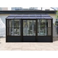 thumbnail image 1 of Gazebo Penguin Florence Ajouter Une Pièce 8 ft. x 16 ft. en Noir, 1 of 9