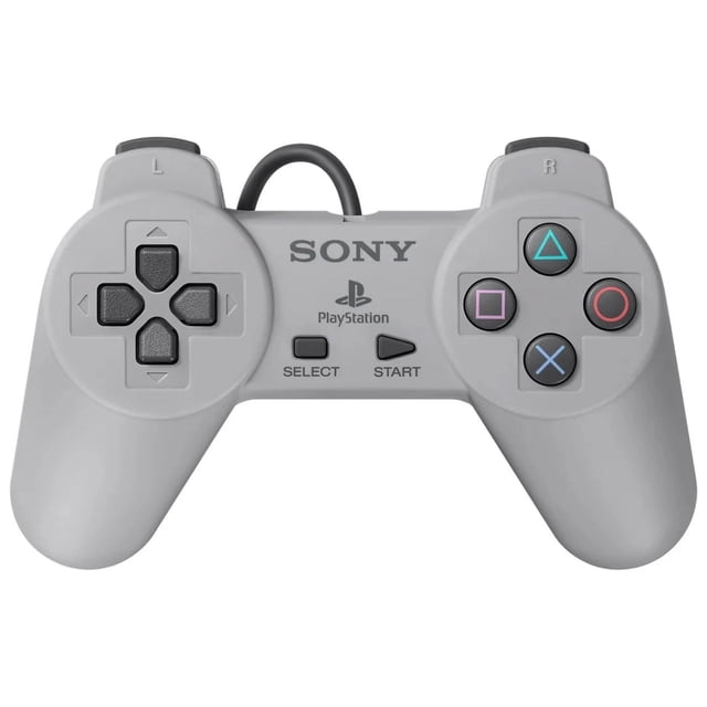 Véritable Manette Filaire Sony pour PlayStation 1 – Manette de Jeu PS1 Classique. Cette Authentique Manette Grise Présente la Disposition Emblématique des Boutons, Incluant une D-pad Précise, des Boutons d'Action et des Gâchettes d'Épaule. Conçue pour la PlayStation 1 Originale, Elle Offre une Prise Ergonomique Confortable et une Connectivité Filaire pour des Jeux Sans Lag. Sa Construction durable Assure une Utilisation durable, la Rendant Idéale pour les Passionnés de Jeux Rétro et les Collectionneurs. Compatible avec Toutes les consoles PlayStation 1.