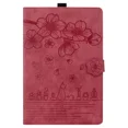 thumbnail image 1 of Pour Samsung Galaxy Tab S7 FE 12.4 Pouces Étui pour Tablette Mignon Chat Fleur Funda pour Galaxy Tab S9 FE S7 S8+ A9 Plus 11 12.4 Étui Rouge P9 FE Plus 12.4 Pouces, 1 of 6