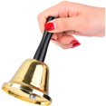 thumbnail image 4 of Hand-ringed metal bells in gold imitation Medium 65*120mm, 4 of 4