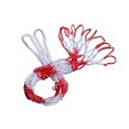 thumbnail image 4 of tamizeot Sac Filet Sport Cerceau en Filet Rangement Audacieux Sacs de Transport Multi-Sports pour Basketball Soccer Soccer Support Rouge+blanc 5Ensemble, 4 of 6