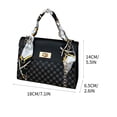 thumbnail image 3 of One Shoulder Crossbody Bag Leather Large Capacity Multi Compartment Women Bag, 3 of 9
