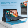 thumbnail image 3 of Keyboard Case for Xiaomi Mi Pad 5 6 Pro Keyboard Case Tablet Cover for MiPad 5 6 Redmi Pad Wireless Bluetooth Keyboard Case Spanish Black Mi Pad 5 11inch, 3 of 6