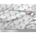 thumbnail image 3 of Soimoi Poly Georgette Fabric Pug Dog Fabric Prints by Yard 42 Inch Wide, 3 of 3