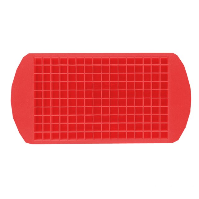 Bgsha 160 Grid Mini Silicone Ice Tray Ice Cubes Foldable Ice -Mold Ice Breaker Ice Grid Tray Small Square-Mold Ice Maker Silicone-Mold
