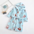 thumbnail image 1 of LSLJS Peignoirs de Bain en Flanelle pour Tout-Petits Garçons Filles, Robe de Nuit Vêtements de Nuit, Peignoirs Cadeaux pour Adolescentes et Adolescents, 1 of 4