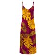 thumbnail image 5 of Ovzne Robes pour Femmes 2025 Robe d'Été Robes pour Femmes Imprimé Sans Manches Col Rond Robe Décontractée Robes Imprimées Liquidation, 5 of 5